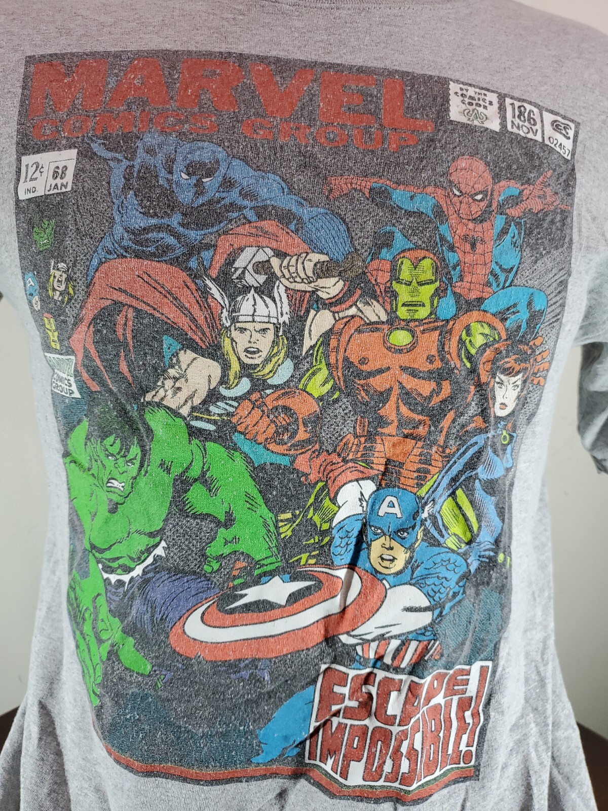 Marvel Comic Group Tshirt Mens Medium MULTICOLOR … - image 2