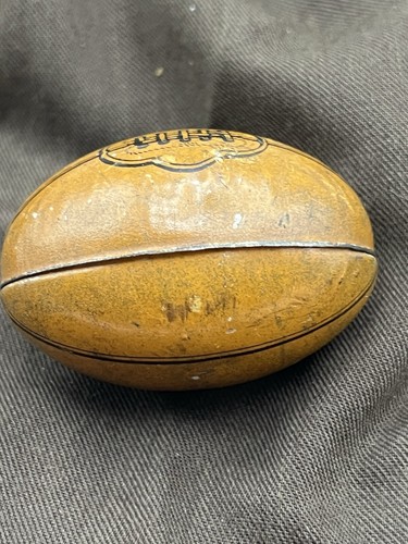 Antik Vintage Blech Litho Fußball Bonboniere Made in Germany Häuptlinge Adler - Bild 3 von 5