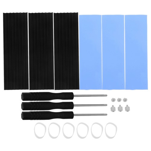3 Set einfach zu installierender Kühlkörper Solider Festplatten-Kühlkörper - Bild 10 von 12