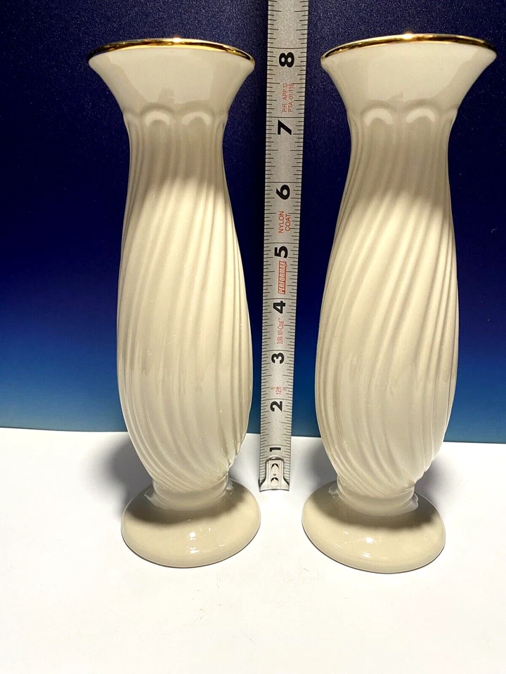 Lenox Candle Holders with Gold Trim - image 2 of 4