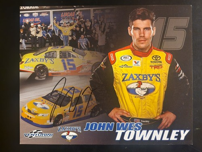 #ad #ad JOHN WES TOWNLEY ***AUTOGRAPHED*** #15 ZAXBY#x27;S ARCA MENARDS SERIES HERO CARD #7F $15.00