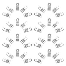 50Pcs Aluminum R Type Wire Clamps Durable Cable Clips for Home Cable Management