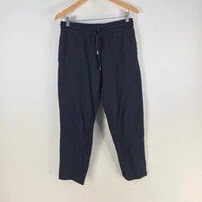 Bonds mens sweat pants size M black cotton stretch drawstring 118402