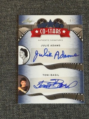 2012 Leaf Pop Century Autograph Co Stars Auto Julie Adams Toni Basil 4/5