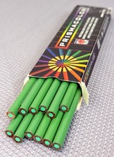 Vintage Sanford Prismacolor Thick Lead Art Pencils Box of 12 PC910 True Green