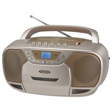 CD-590 1W Portable Stereo CD Cassette Player Recorder AM/FM Radio Bluetooth