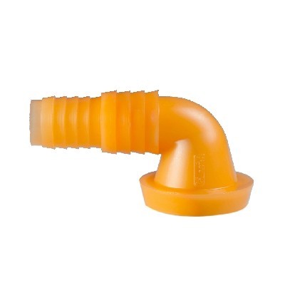 PORTAGOMMA CURVO PER TUBI D 20-25 Diam 40 Sifoni Pilette