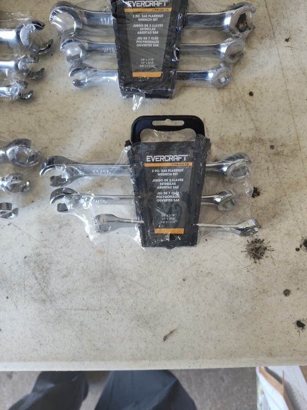 3 PC SAE Flarenut Wrench Set Pack Of 5