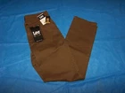 Size 28x30 Mens Regular Fit Lee Pants (Truffle)
