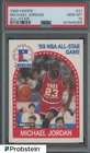 1989 Hoops All-Star #21 Michael Jordan Chicago Bulls HOF PSA 9 MINT