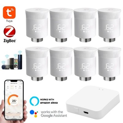 Tuya SMART WLAN Heizkörper Thermostat Set Ventil Heizung for Alexa Google App~!