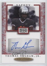 2021 Sage Premier Draft Red Thomas Graham Jr #A127 Auto 2b2