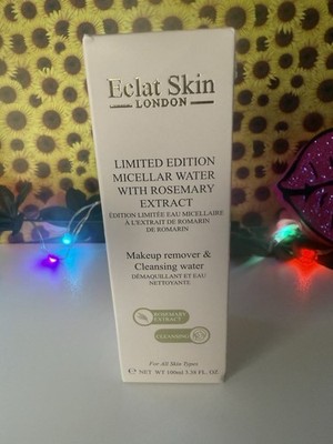 Eclat Skin London Limited Edition MICELLAR WATER W/ Rosemary Extract 3.38 Fl Oz