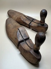 Vintage Pair Miller Adjustable Shoe Stretchers Knobs #65 O.A.M.C.O.