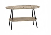 Couchtisch Luxus MöBel Terrasse Design Hochwertig Rattan Oval Modern MöBel