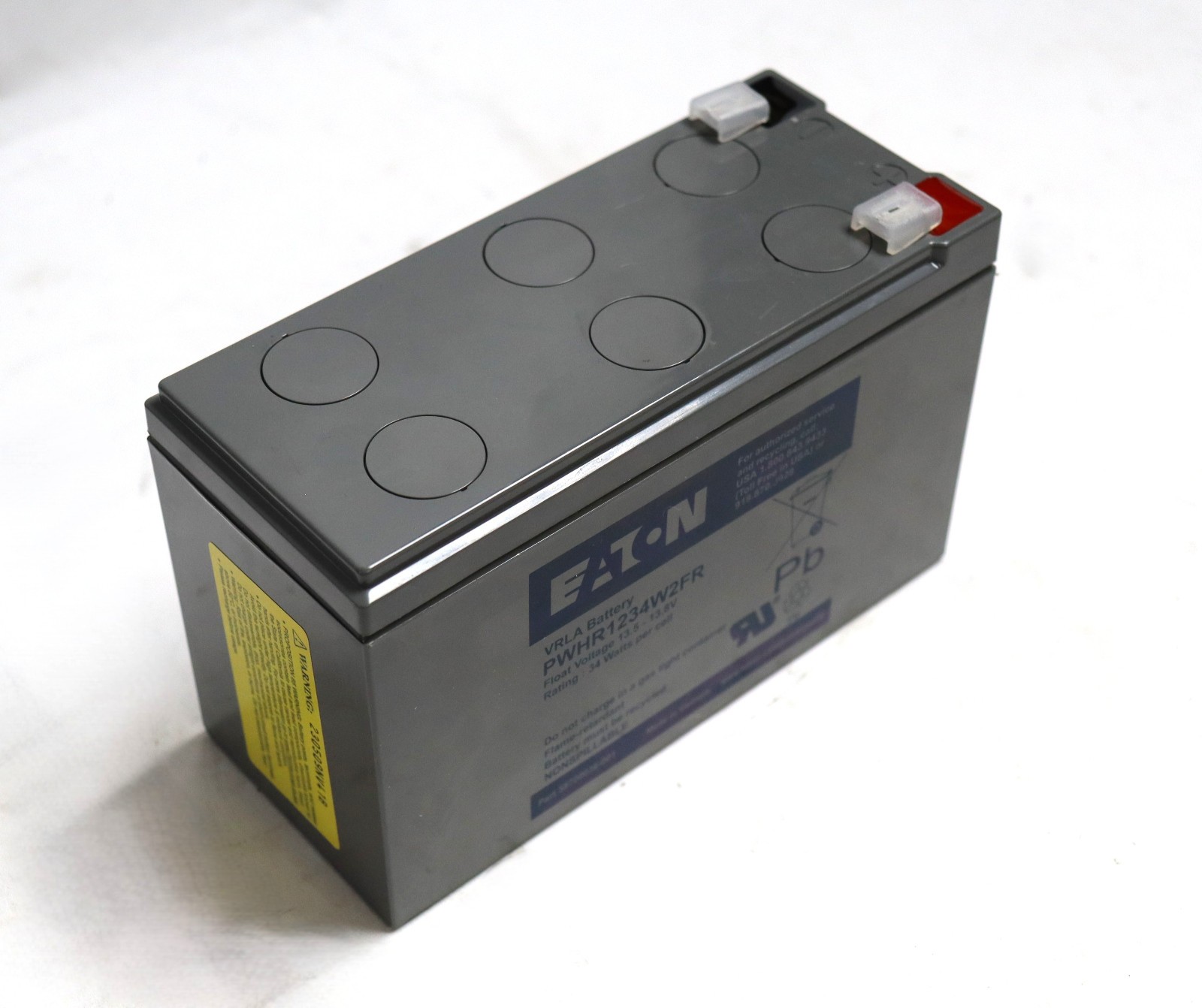 Eaton PWHR1234W2FR 12V 34 Watt VRLA Battery