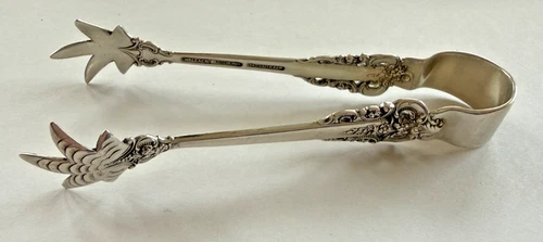 Wallace Grande Baroque Sterling Sugar Tongs, 31g