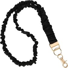 Stretchy Scrunchie Lanyard for ID Badges Keys, Teacher Neck with...