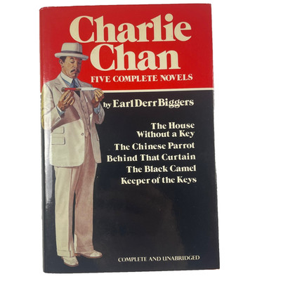 Charlie Chan Five Complete Novels by Earl Derr Biggers w/ Dust Jacket