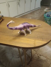 Ankyo Brontosaurus 11” Long Purple Dinosaur Toy