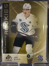 Upper Deck SP Game Used Authentic Rookies Gold Jani Nyman #AR-JN  /149 Kraken