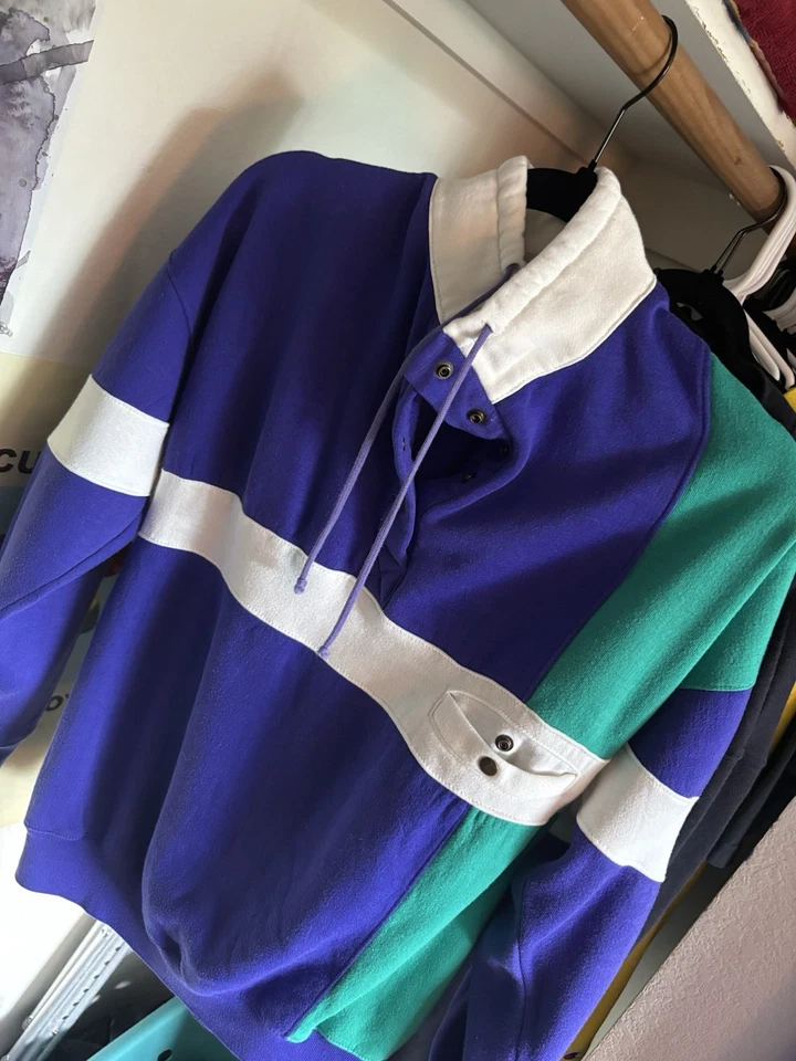 Cuello tortuga vintage Fiorlini Sport cuarto botón Foto 2 de 4