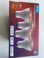 GOVEE RGBWW Smart LED Bulb WiFi LED Light 4-Pack H600D Brand New Opened Box