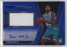 2020-21 Certified Freshman Fabric Signatures Blue 5/49 Vernon Carey Jr Auto 0jd0