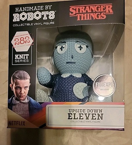 Upside Down Eleven STRANGER THINGS MEGACON Excl. HM by ROBOTS #282 Knit Series - Picture 1 of 5