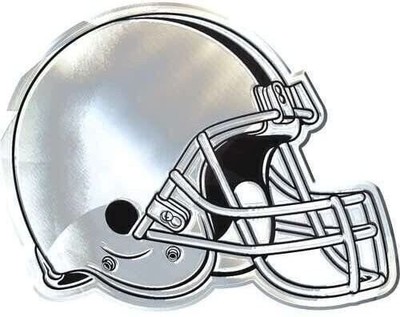 Cleveland Browns Premium Solid Metal Raised Auto Emblem, Shape Cut, Adhesive...