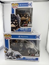 Funko Pop! Games Aloy #635 & Thunderjaw #634 GameStop Exclusive