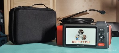 DEPSTECH DS520 Endoskopkamera mit Licht, 5,0'' IPS Bildschirm Kanalkamera