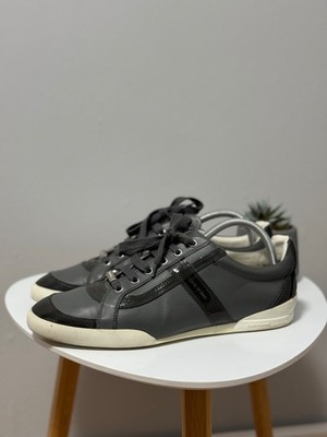 Dior Homme Black Leather Low Top Sneakers EUR 41.5 US 8.5   Authentic shoes