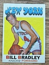 1971-72 Topps Basketball Bill Bradley EX #2 NEW YORK KNICKS