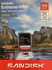 SanDisk ExtremePro 512GB SDXC UHS-I Memory Card