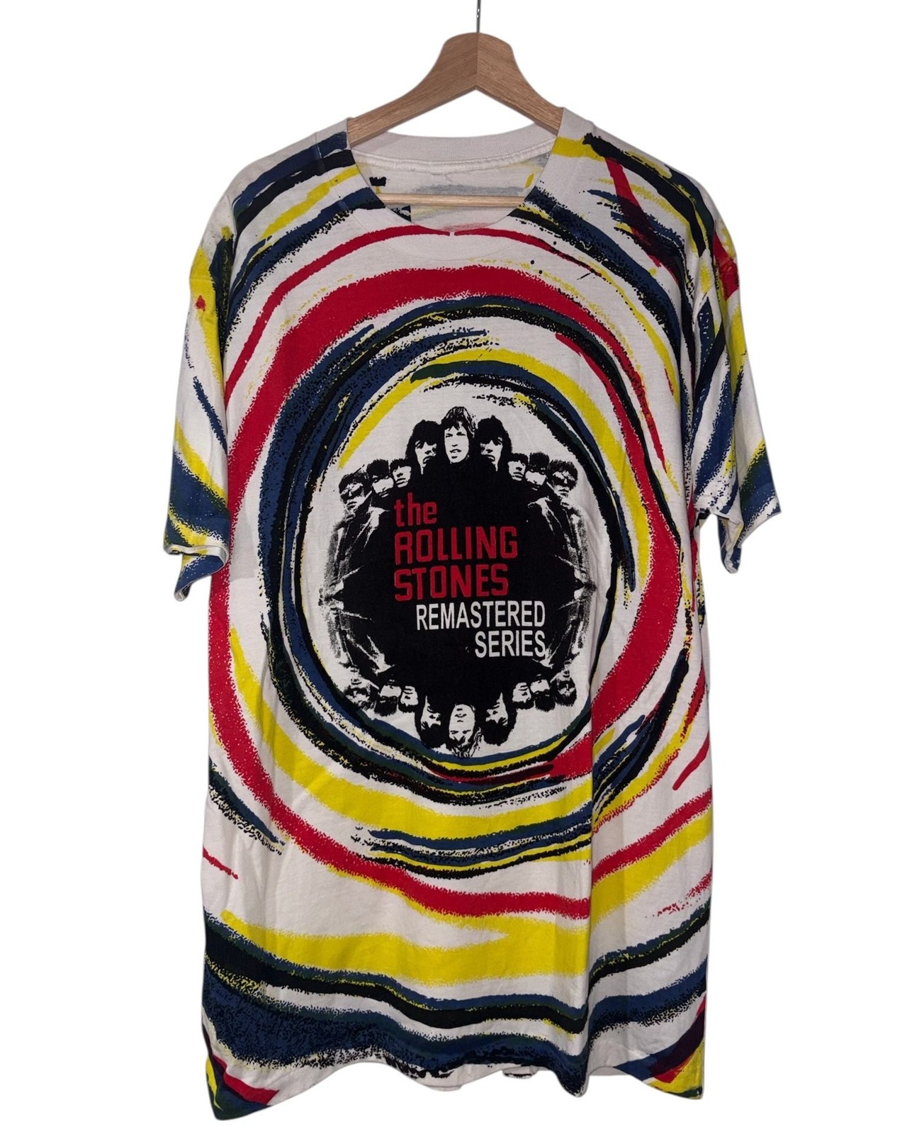 Vintage 2002 The Rolling Stones Remastered Series All Over Print Promo T-Shirt