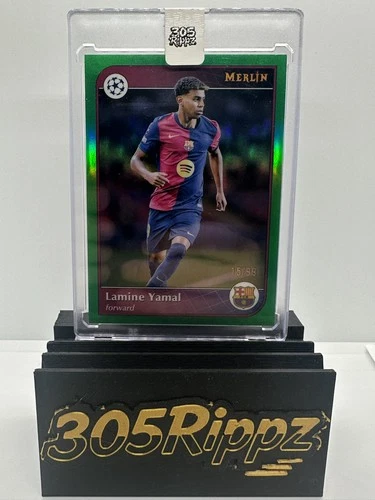 2024-25 Topps Merlin Uefa Club Competitions - Lamine Yamal Green /99