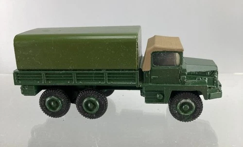 DINKY TOYS BERLIET GAZELLE CODE 3 ARMY PERSONNEL CARRIER WITH TIN CANOPY VINTAGE