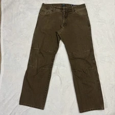 Mens KUHL Corduroy Pants Legendary Size 36x34 Hiking Outdoor Workwear Brown