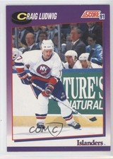 1991-92 Score American Craig Ludwig #13 9vx