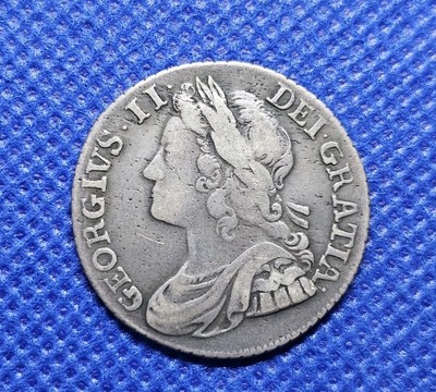 Britische Silbermünze 1739 Schilling George II