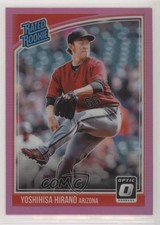 2018 Panini Donruss Optic Rated Rookie Pink Prizm Yoshihisa Hirano #48 1b7