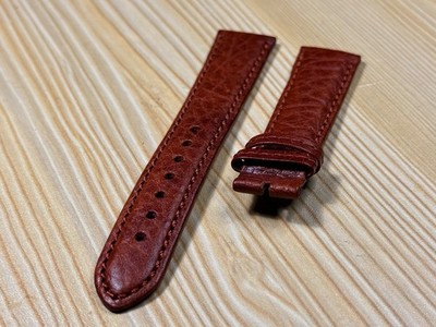 18mm Echt Leder (German for Genuine Leather) Brown Watch Strap