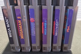 LOTE NES Mega Man 1-6 [1,2,3,4,5,6] con Manuales y Fundas | Colecci&oacute;n NES Completa