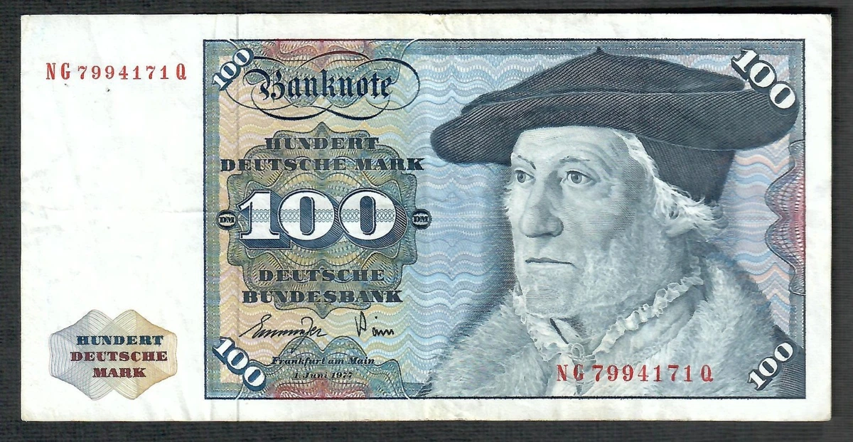や*い様 100 Deutsche Mark 紙幣と銀貨 100 德国马克| eBay