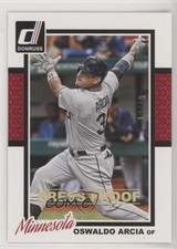 2014 Panini Donruss Press Proof Gold 19/99 Oswaldo Arcia #315 0w7