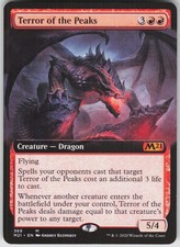 Terror of the Peaks (Extended Art) 369 Magic Core Set 2021 LP Mythic