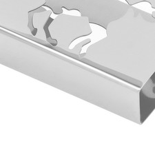 Horse Napkin Holder Iron Napkin Holder Metal Napkin Holder Decor(Silver)