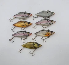 (7) Bill Lewis Rat-L-Trap 1/2 oz Lipless Crankbait Fishing Lure Lot of 7