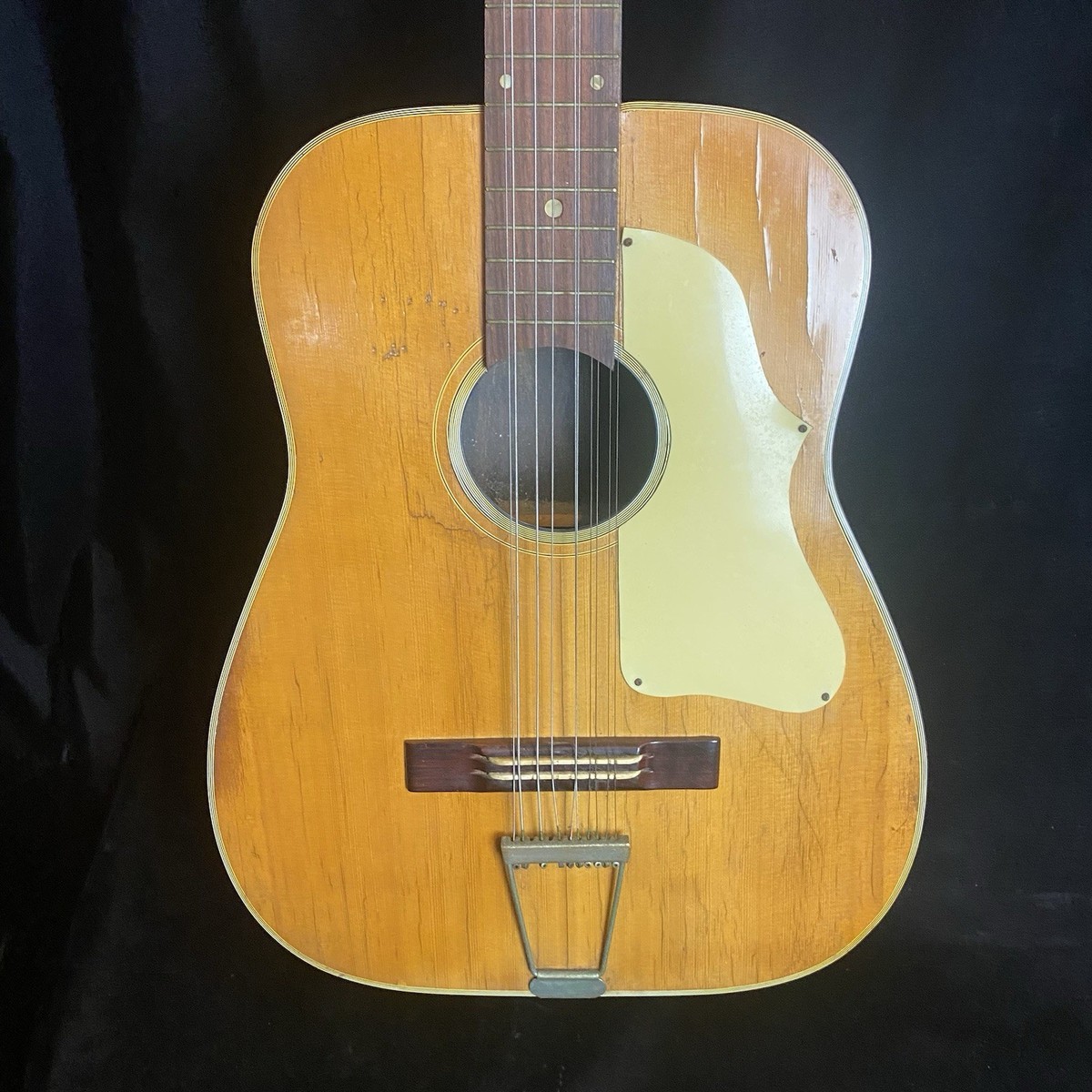 Vintage 1960s Harmony H1270 Sovereign Jumbo 12-String Guitar